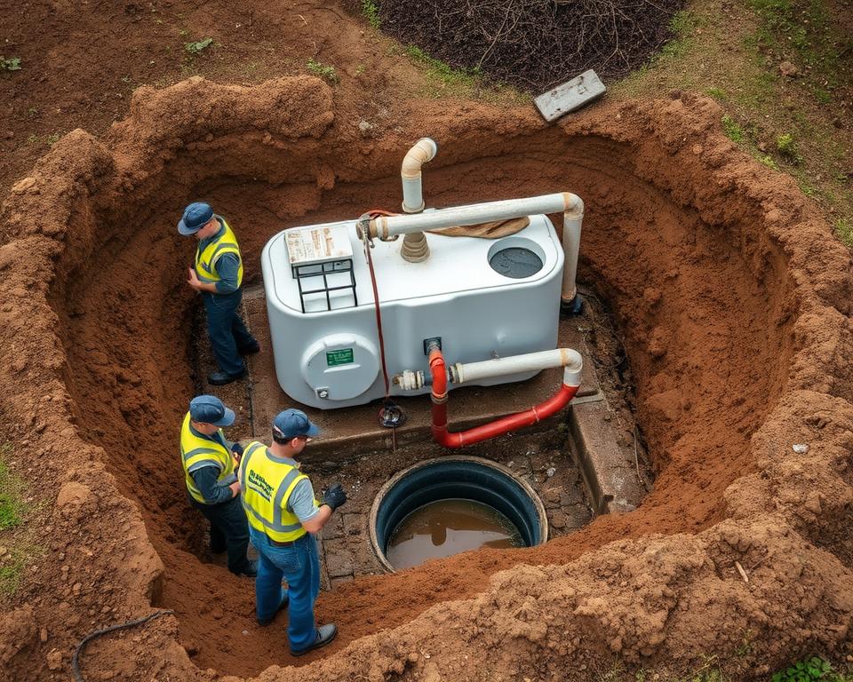 pumping septic tank Downey